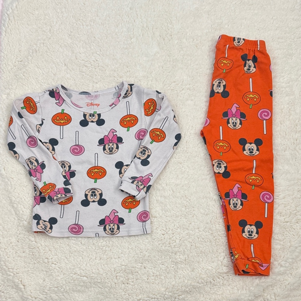 Disney Kids Pajama Set - White and Red